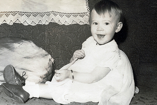 Pamela Claybrough<br>Ken and Pat's first child (1962)