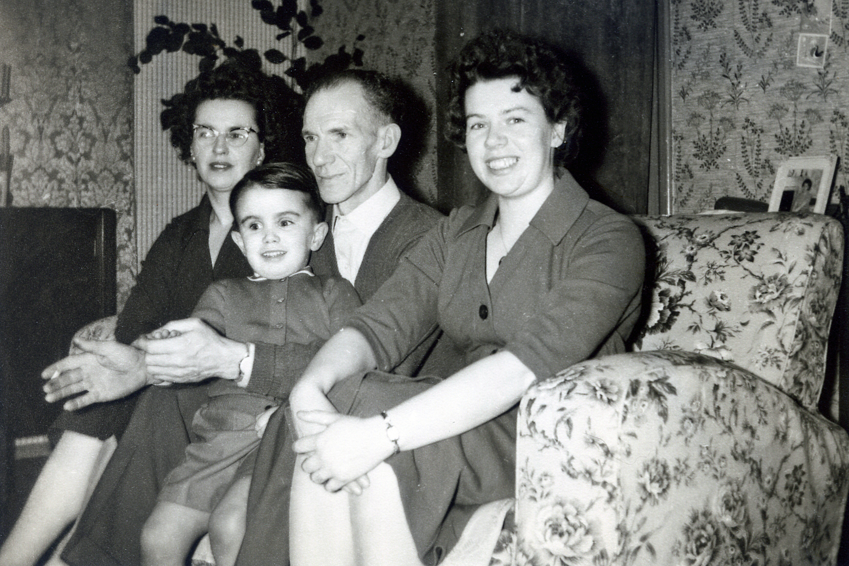 The Porter Family : Early - Mid 1960s<br>Violet - Richard Nigel - Richard - Maureen Sylvia